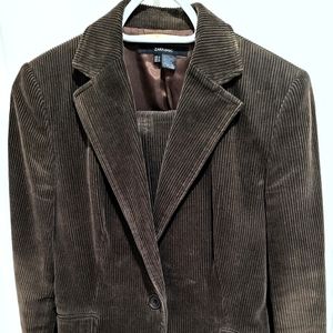 Courduroy suit from Zara (pants and jacket)